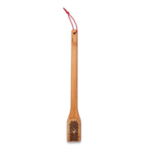 Visuel 1 du produit Brosse de nettoyage en bambou pour barbecue Weber - 46 cm