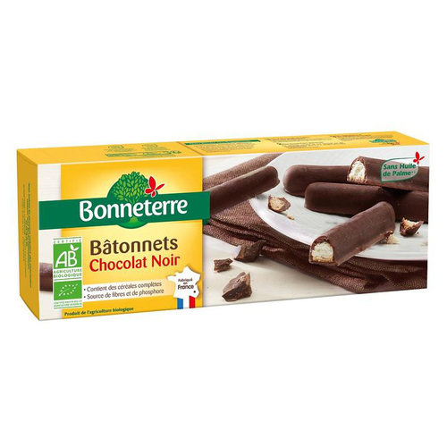 Visuel 1 du produit Bâtonnets chocolat noir bio Bonneterre - 150 g