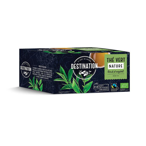 Visuel 1 du produit Thé vert nature équitable Destination Sri Lanka - 80 g