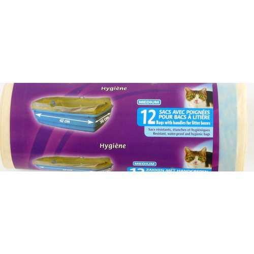 Visuel 1 du produit Sacs à litière Display - 12 sacs de 42 x 30 cm