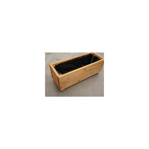 Visuel 2 du produit Jardinière MOLINE mélèze massif huilé 60x22xH.20 cm