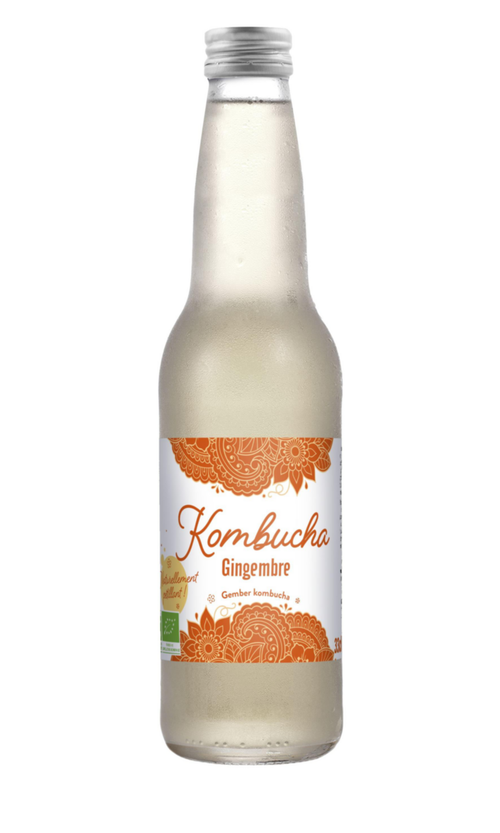 Visuel 1 du produit Kombucha Gingembre bio en bouteille Vitamont - 33 cl