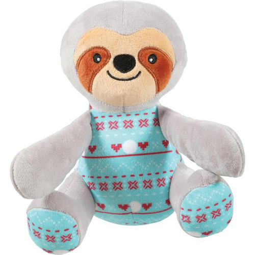 Visuel 1 du produit Peluche pour chien coloris gris Zolux paresseux assis chiquitos - 21 x 12,6 x 19,5 cm