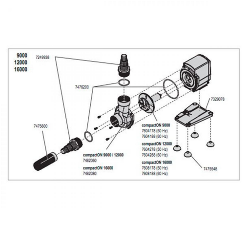 Visuel 6 du produit Pompe à eau compacte pour aquarium - EHEIM Compact ON 9000