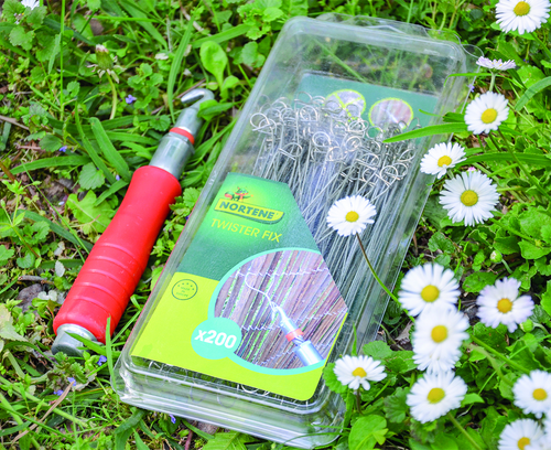 Visuel 3 du produit Ensemble 100 liens et lieur automatique Twister Kit Nortène - 20,4 cm