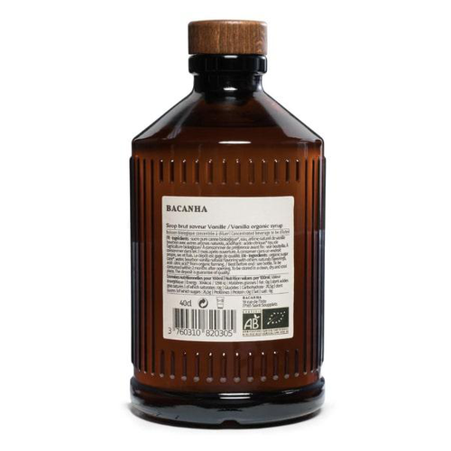 Visuel 2 du produit Sirop de vanille brut bio Bacanha - 400 ml