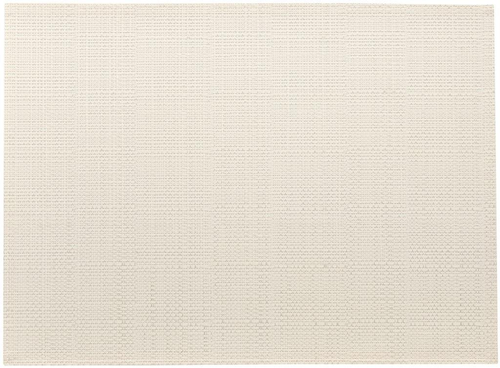 Visuel 1 du produit Set de table neige/argent en PVC tissé Canna - 33 x 45 cm