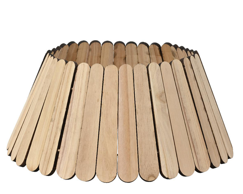 Visuel 1 du produit Cache-pied en bois pour sapin 240 cm - Ø 70 x H 28 cm