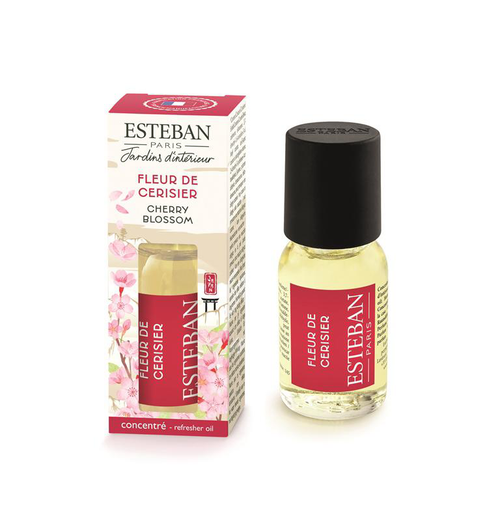 Visuel 1 du produit Concentré de parfum en flacon compte-goutte Fleur de cerisier Esteban - 15 ml