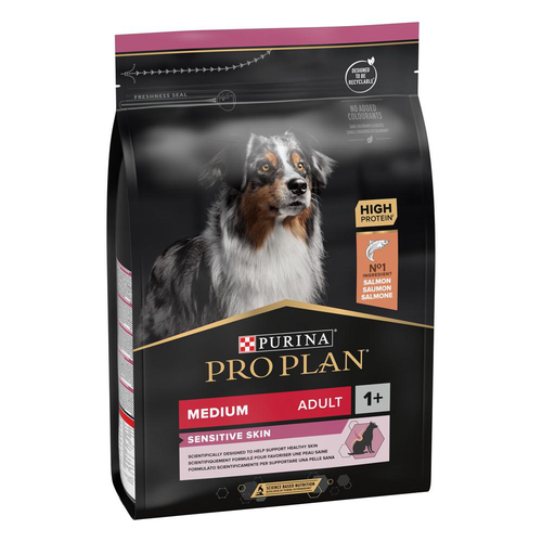 Visuel 1 du produit Croquette pour chien adulte au saumon Sensitive Skin Pro Plan – 3 kg
