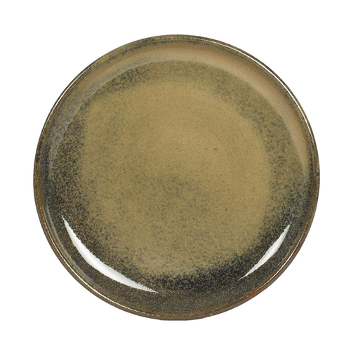 Visuel 1 du produit Assiette à dessert en grès vert Cilaos - Ø 22 cm