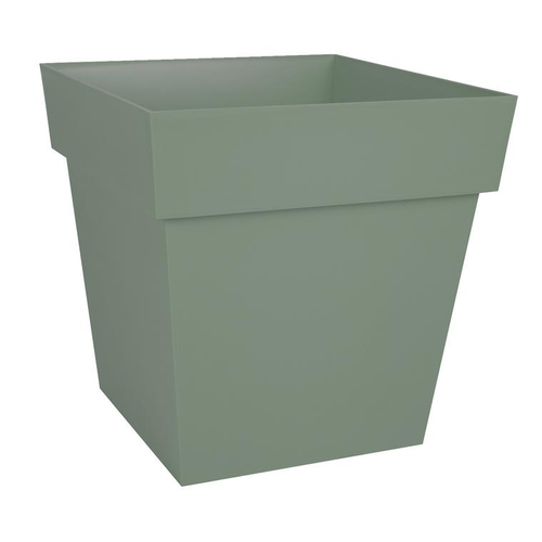 Visuel 1 du produit Pot carré vert laurier Eda Toscane - 39 x 39 x 39 cm