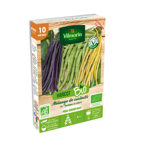 Visuel 1 du produit Graines de Haricot Rame mix bio Vilmorin - graines à semer