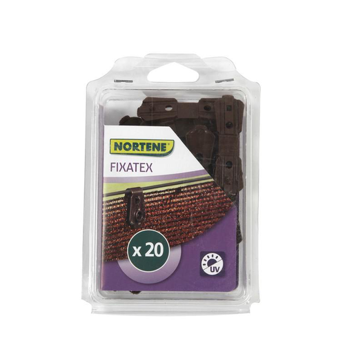 Visuel 1 du produit Clip de fixation Fixatex pour Natte marron 34x20 cm