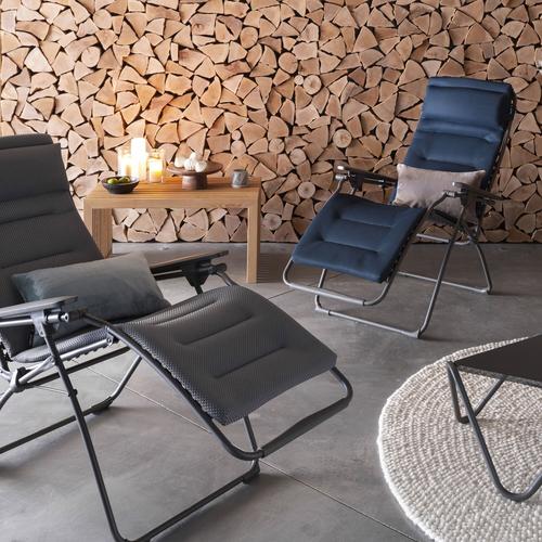 Visuel 5 du produit Fauteuil Futura Be Comfort bleu argenté clair 83 x 71 x 113 cm