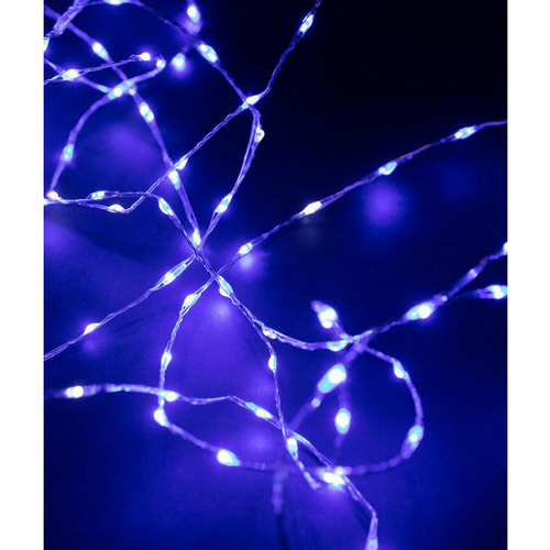 Visuel 1 du produit Guirlande lumineuse micro LED à lumière fixe bleu - 9 m