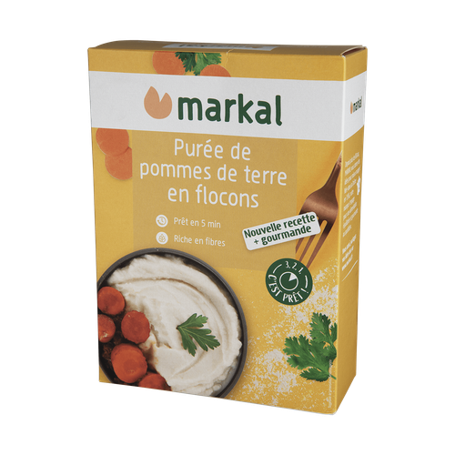 Visuel 1 du produit Purée de pomme de terre en flocons bio Markal - 250 g