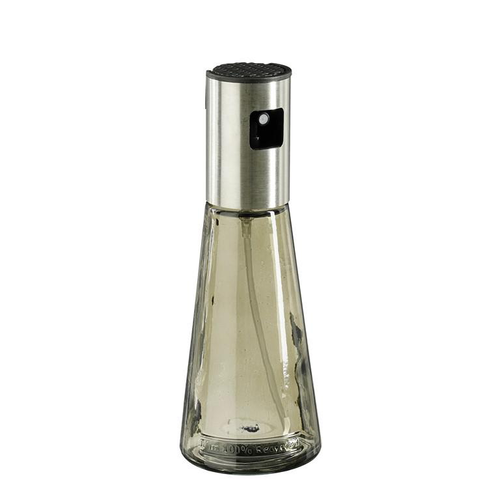 Visuel 1 du produit Huilier et vinaigrier en verre recyclé gris - Ø 7,5 x H 20 cm