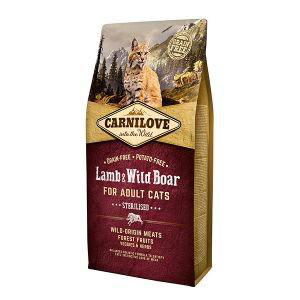Visuel 1 du produit Croquettes pour chat Carnilove lamb & wild boar for adult cats - 6 kg