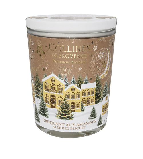 Visuel 1 du produit Bougie parfumée cire végétale croquant aux amandes Collines de Provence – 180 g