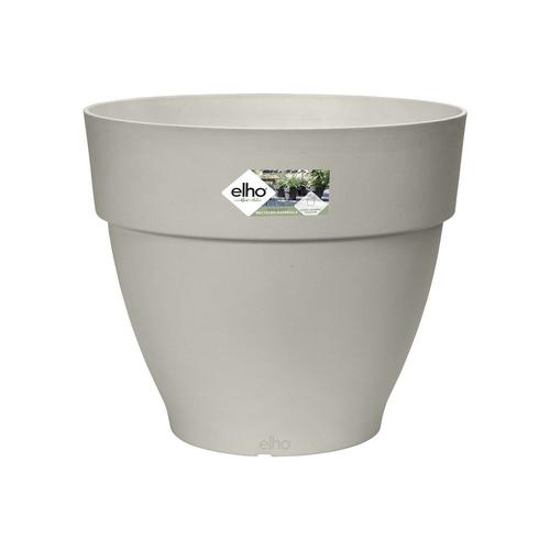 Visuel 1 du produit Pot rond en plastique recyclé coloris blanc soie Elho Vibia Campana - Ø 40 x H 33,4 cm
