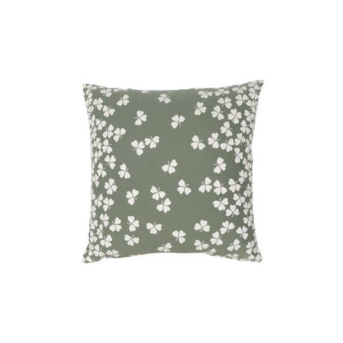 Visuel 1 du produit Coussin d’extérieur en tissu déperlant Fermob Trèfle vert cactus - 44 x 44 cm