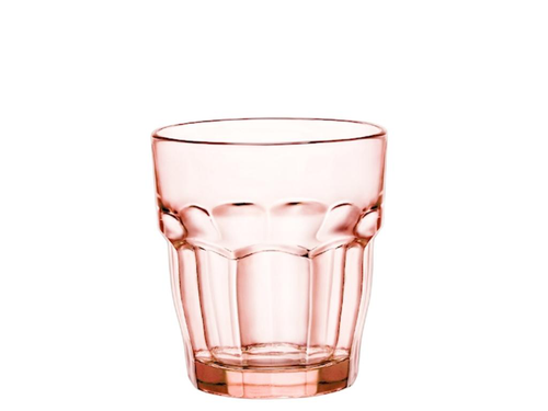 Visuel 1 du produit Gobelet en verre transparent pêche 25 cl Rock bar - Ø 8,4 x H 9,2 cm