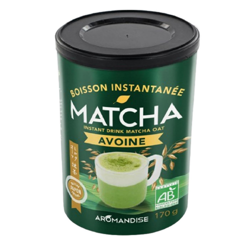 Visuel 2 du produit Boisson instantanée bio Latte Matcha avoine Aromandise - 170 g