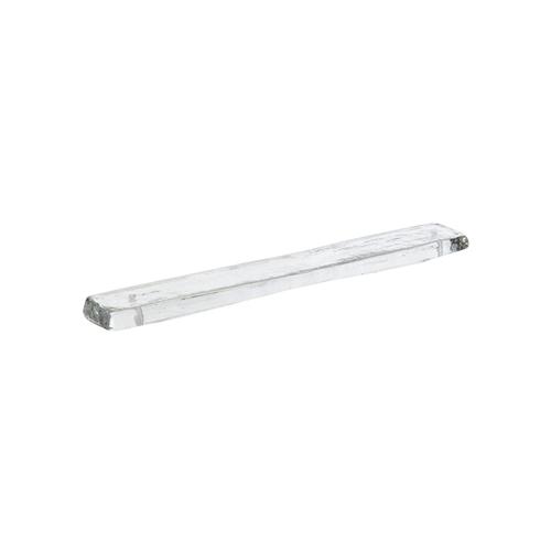 Visuel 1 du produit Porte-encens rectangulaire en verre transparent - 23 x 3,5 cm