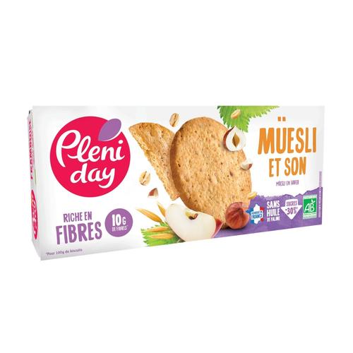 Visuel 1 du produit Sablés bio müesli et son Pleniday - 110 g