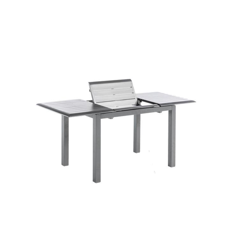 Visuel 2 du produit Table balcon coloris noir en aluminium Caméline II - 110 x 170 x 70 cm