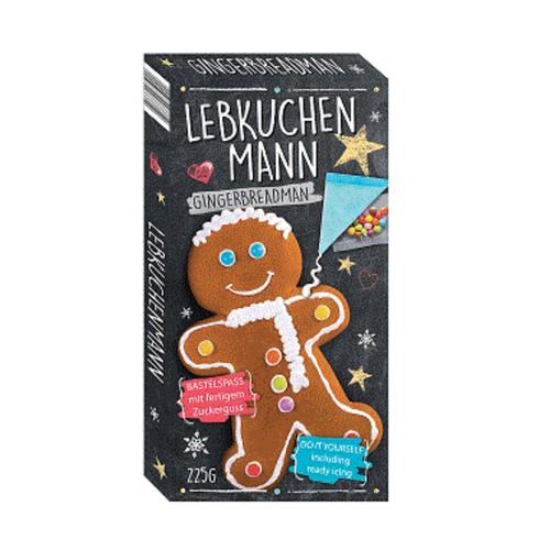 Visuel 1 du produit Bonhomme en pain d’épices à construire Pertzborn Lebkuchen mann - 225 g