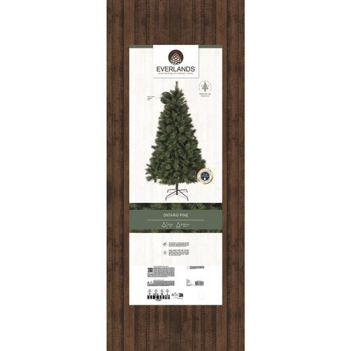 Visuel 7 du produit Sapin de Noël artificiel vert 70 branches avec pied en métal Ø 66 cm Ontario - Ø 152 x H 240 cm