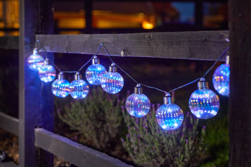 Visuel 2 du produit Guirlande extérieure Firefly Opal LED coloris transparent effet blanc froid en plastique Smartgarden - 470 cm