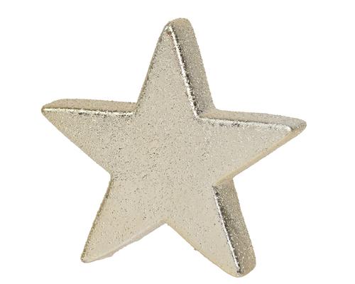 Visuel 1 du produit Étoile à poser en grès champagne - 11 x 3 cm