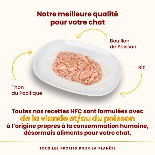 Visuel 3 du produit Pâtée pour chat HFC Natural au thon du Pacifique Almo Nature - 70 g