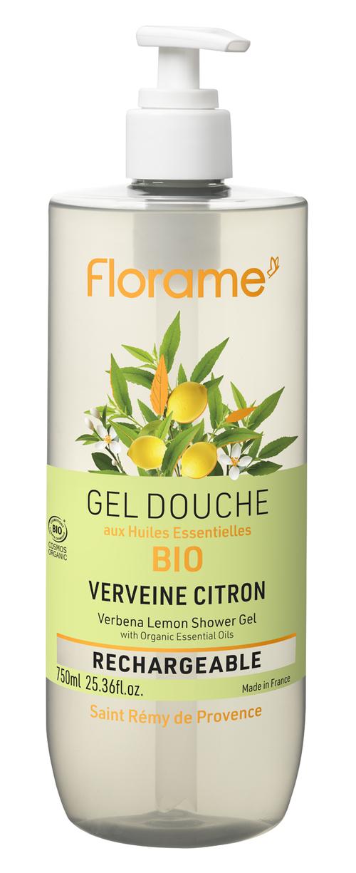 Visuel 1 du produit Gel douche verveine citron Florame - 750 ml