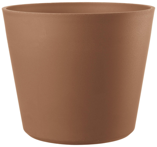Visuel 1 du produit Pot en plastique injecté coloris rouge Deroma Origin Vaso cotto à roulettes - Ø 78 x H 64 cm