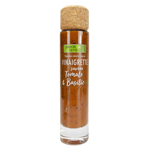 Visuel 1 du produit Vinaigrette bio tomate & basilic Savor et Sens - 20 cl
