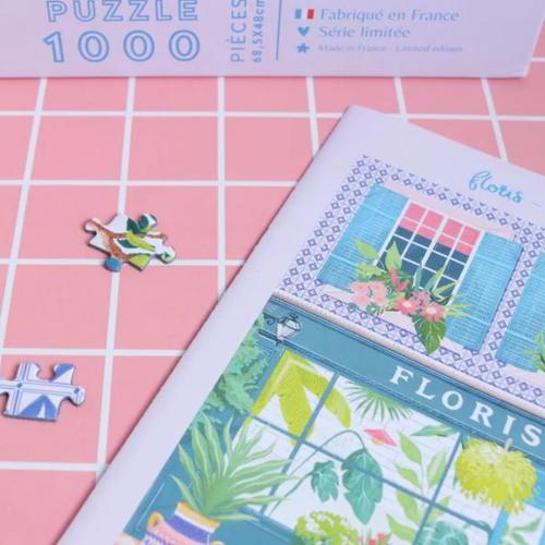 Visuel 3 du produit Puzzle 1000 pièces Floris La Petite Épicerie - 20 x 6,5 x 25 cm
