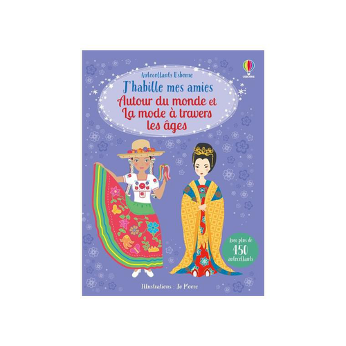 Visuel 1 du produit Livre J'habille mes amies "Autour du monde et à travers les âges", Ed USBORNE