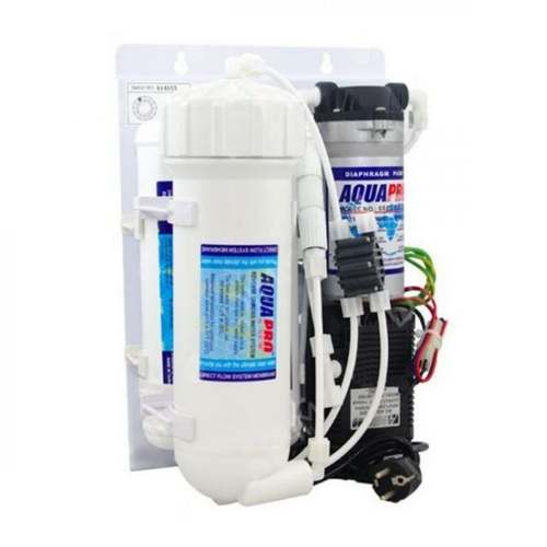 Visuel 1 du produit Osmoseur Aquariopure, filtration triple étape avec pompe booster, AQUAPRO - 700GPD