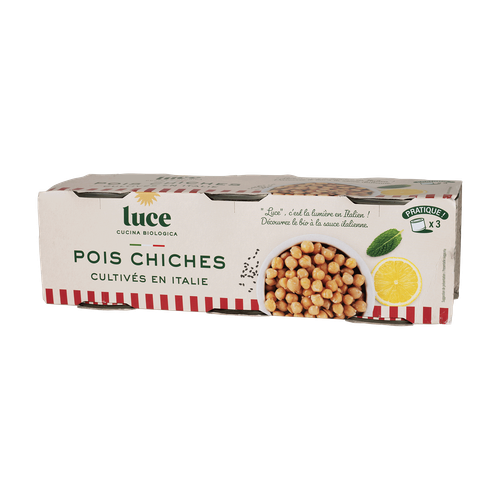 Visuel 5 du produit Pois chiche bio Luce - 3 x 200 g