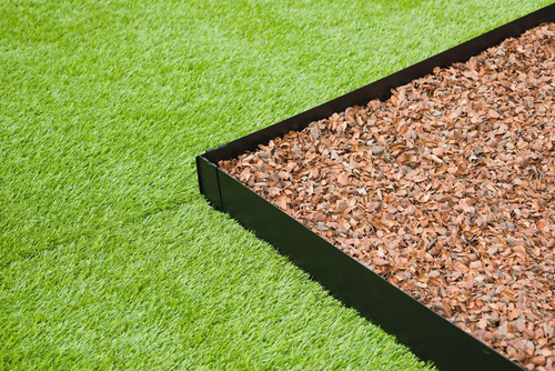Visuel 2 du produit Bordure de jardin en métal noir Nature Outside Living - 264 x 10,2 cm