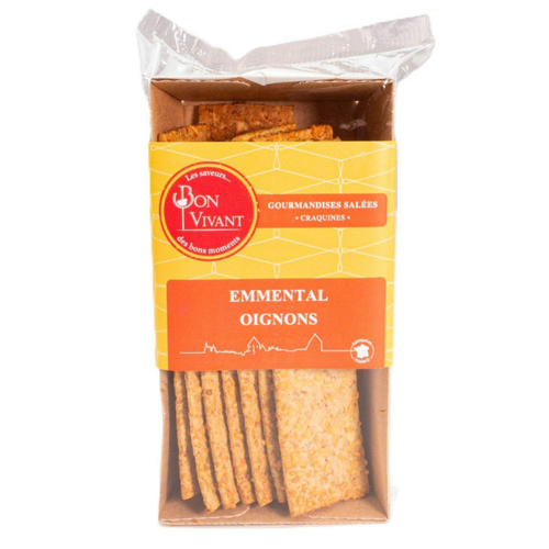 Visuel 1 du produit Craquines apéritives emmental oignons Bon Vivant - 80 g