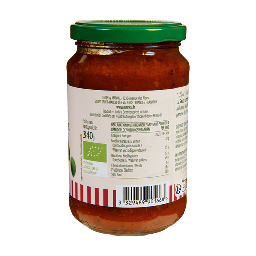 Visuel 2 du produit Sauce tomate basilic bio Luce - 340 g