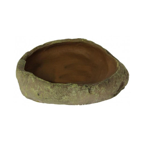 Visuel 1 du produit Bassin ou mangeoire pour terrarium coloris gris Reptile Planet Repti Dish - Taille L 14 x 4 x 11 cm