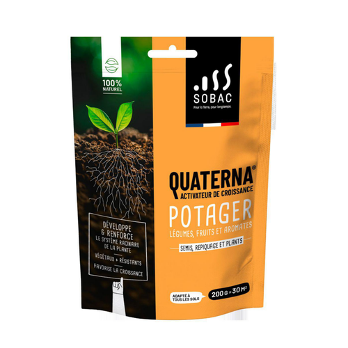 Visuel 1 du produit Activateur de croissance quaterna potager 100 % naturel Sobac - 200 g