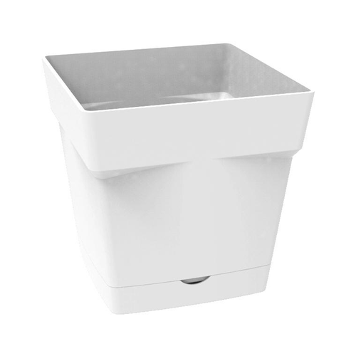 Visuel 1 du produit Pot carre Toscane Blanc L17,4 x l17,4 x H17