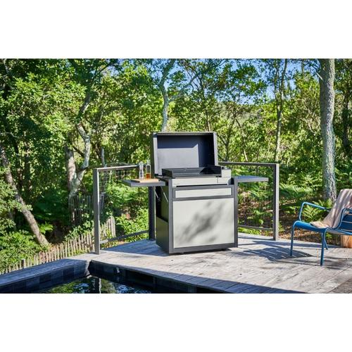 Visuel 2 du produit Plancha premium gaz 60 châssis acier revêtement 3 couches